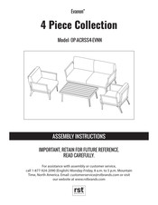 rst brands Evanon OP-ACRSS4-EVNN Assembly Instructions Manual