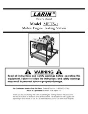 Larin METS-1 Owner's Manual