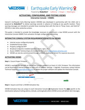 Valcom VE8091 Activation, Configuration, Testing