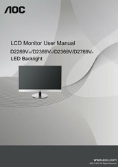 AOC D2369V User Manual