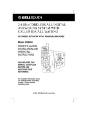 BellSouth GH9488 Owner's Manual Installation And Operating Instructions