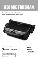 George Foreman GRP3842 Use And Care Book Manual