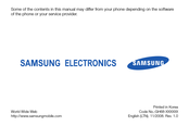 Samsung M8800B User Manual