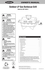 Uniflame GBT1102W-C Owner's Manual