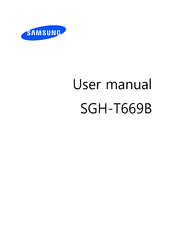 Samsung SGH-T669B User Manual