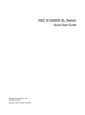 H3C S12500X-2L Quick Start Manual
