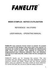 Fanelite KN-3705RD User Manual