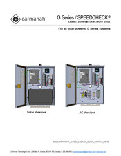 Carmanah SPEEDCHECK G Series Manual