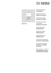 SSS Siedle ZT 811-01 Product Information