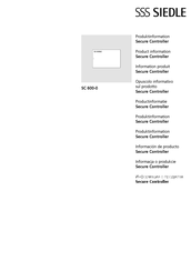 SSS Siedle SC 600-0 Product Information