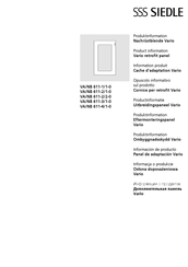 Sss Siedle VA/NB 611-1/1-0 Product Information