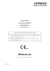 Hitachi VC34 Instruction Manual