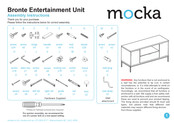 Mocka Bronte Entertainment Unit Assembly Instructions Manual