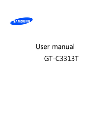 Samsung GT-C3313T User Manual