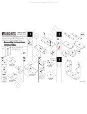 Euro-Rite Cabinets Standard Wall Cabinet Assembly Instructions