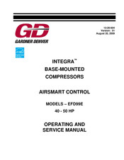 Gardner Denver INTEGRA EFD99E Operating And Service Manual