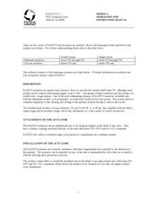 Radius AD-008 Operation And Instruction Manual