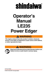 Shindaiwa LE235 Operator's Manual