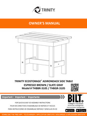 Bilt Trinity ECOSTORAGE THBGR-3105 Owner's Manual