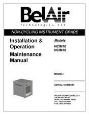 Belair NCIM10 Installation, Operation And Maintenance Manual