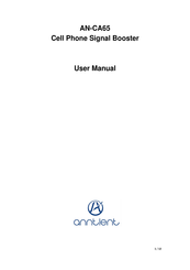 Anntlent AN-CA65 User Manual
