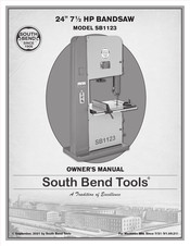 South Bend Tools SB1123 Owner's Manual