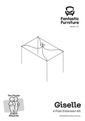 fantastic furniture Giselle 4 Post Extension Kit Manual