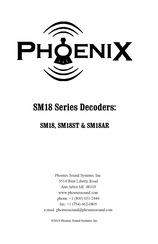 Phoenix Sound Systems SM18AR Manual