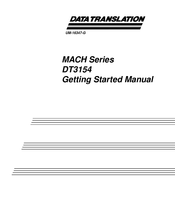 Data Translation MACH Series Getting Started Manual