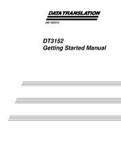 Data Translation DT3152 Getting Started Manual