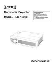Eiki LC-XB250W Owner's Manual