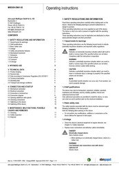 ebm-papst W6E630-DN01-02 Operating Instructions Manual