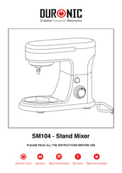Duronic SM104 Manual