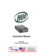 AV TOOL AVT-3310 Instruction Manual