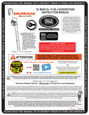 Millennium OL'MAN OL-11-00 Instruction Manual