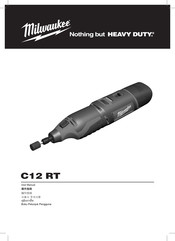 Milwaukee C12 RT User Manual
