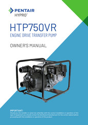 Pentair HYPRO HTP750VR Owner's Manual