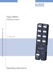 Burkert FieldConnect ME64 Operating Instructions Manual