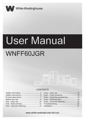 White-Westinghouse WNFF60JGR User Manual