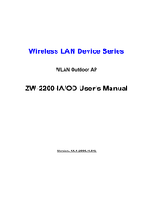Zinwell ZW-2200-IA User Manual