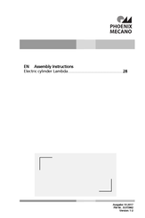Phoenix Mecano Lambda Assembly Instructions Manual