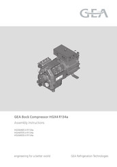 Gea HGX4 R134a Assembly Instructions Manual