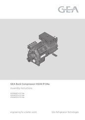 GEA HGX4/650-4 R134a Assembly Instructions Manual