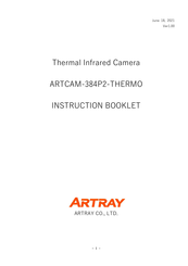 ARTRAY ARTCAM-384P2-THERMO Instruction Booklet