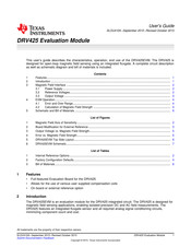 Texas Instruments DRV425 User Manual