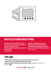 Pfeiffer Vacuum Tpg 500 Manuals Manualslib