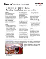 Rexnord Stearns 1-081-X00 Series Resetting Manual