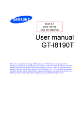 Samsung GT-I8190T User Manual
