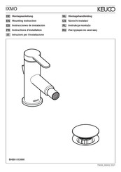 Keuco IXMO 59509 013000 Mounting Instruction