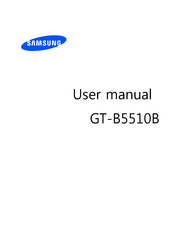 Samsung GT-B5510B User Manual